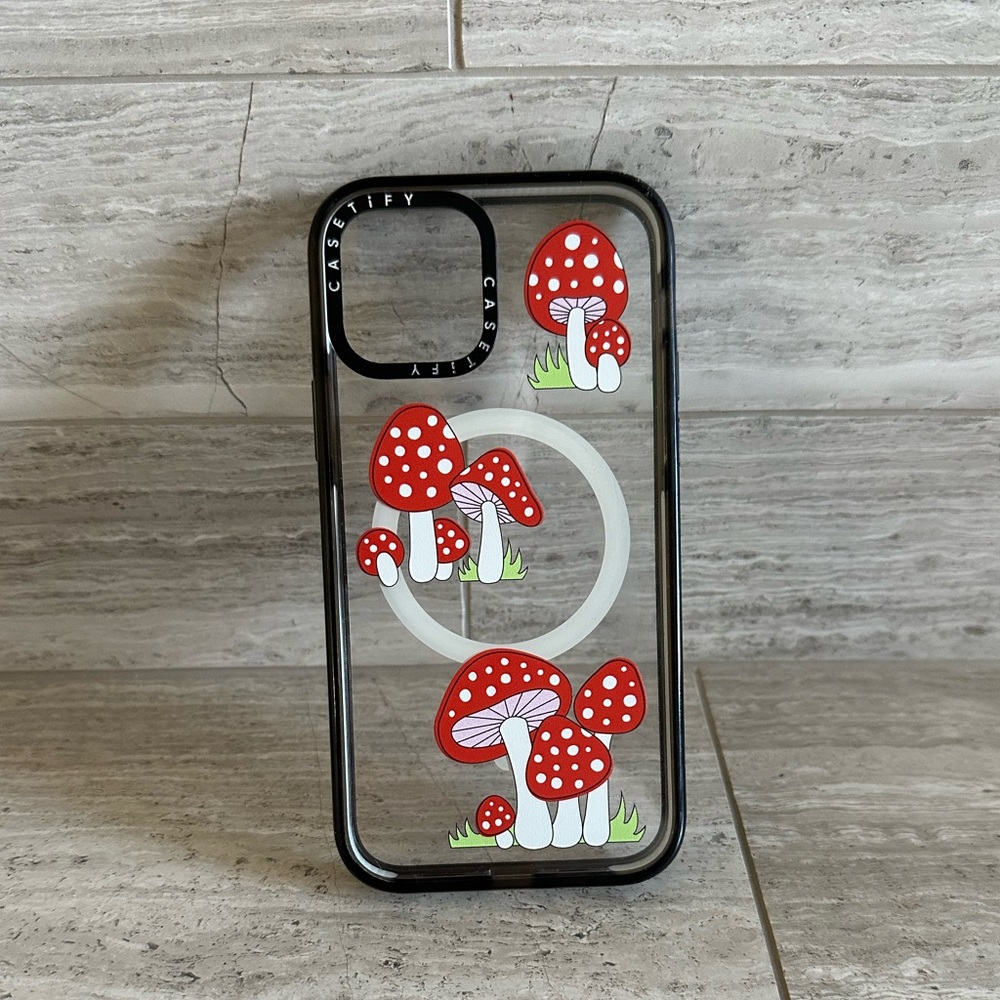 Casetify iPhone 12 Pro mushroom case